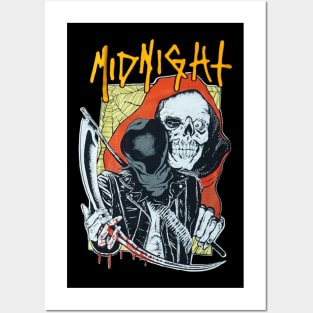 Grim Reaper Midnight Posters and Art